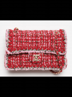 Chanel Small Classic Handbag A01113 red
