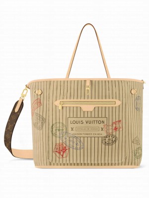 Louis Vuitton Neverfull Bandouliere Inside Out GM M11948 Brown