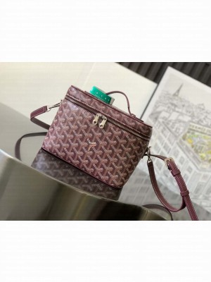 Goyard Muse Vanity Case Burgundy