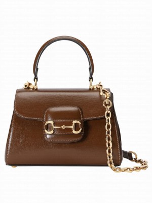 Gucci Horsebit 1955 Mini Bag 703848 Coffee