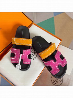 Hermes Unisex Chypre Flat Sandals 028