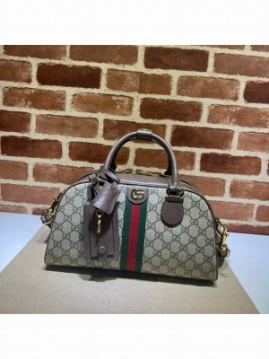 Gucci Original Leather GG Supreme SHOULDER BAG 724575 brown