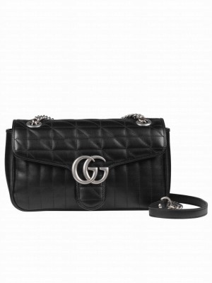 Gucci GG Marmont Small Shoulder Bag 443497 Black