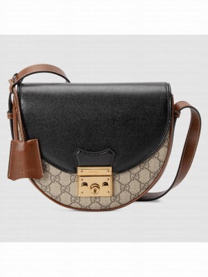 Gucci Padlock small shoulder bag 644524 black