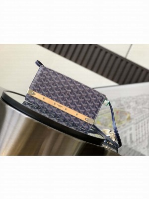 Goyard Monte-Carlo PM Clutch Navy Blue
