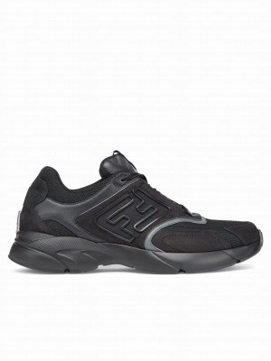 Fendi Unisex Faster Trainers 7E1555 Black