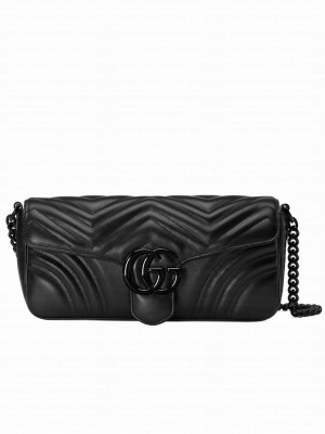 Gucci GG Marmont Shoulder Bag 734814 Black
