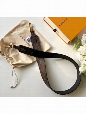 Louis Vuitton Bandouliere Shoulder Strap in Monogram Canvas J02288 Black 2018