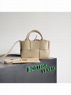 Bottega Veneta Candy Arco Tote Bag 729029 gray
