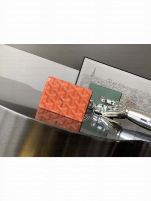 Goyard Malesherbes Card Wallet Orange