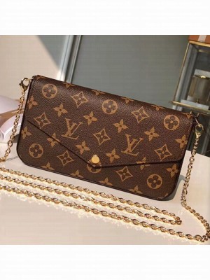 Louis Vuitton Pochette Félicie Chain Wallet WOC M61276 Monogram Canvas  Collection