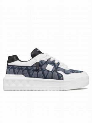 Valentino Unisex One Stud Xl Low-Top Sneaker Dark Blue
