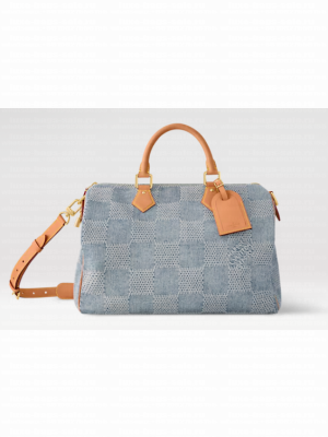 Louis Vuitton Speedy 40 Bandouliere N40701 Blue