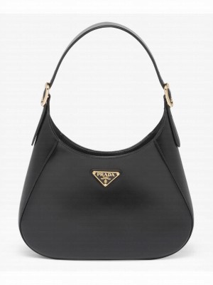 Prada Leather Shoulder Bag 1BC179 Black