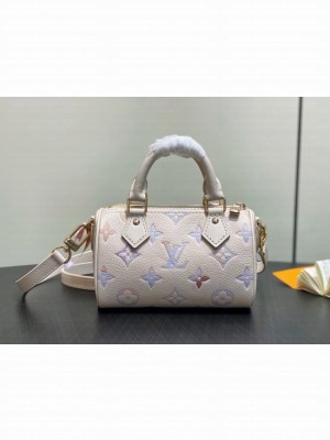 Louis Vuitton NEW Nano Speedy M25591 Dream Cream