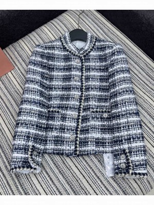 Chanel Women's Tweed Jacket Black