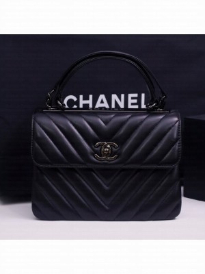 CHANEL small Flap Bag With Top Handle 92236-2