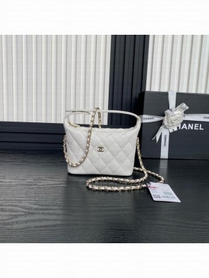 Chanel HOBO HANDBAG AP4386 white