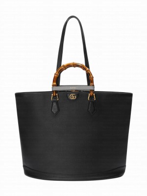 Gucci Diana Large Tote Bag 746270 Black