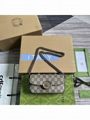 GUCCI OPHIDIA MINI BAG 760194 brown