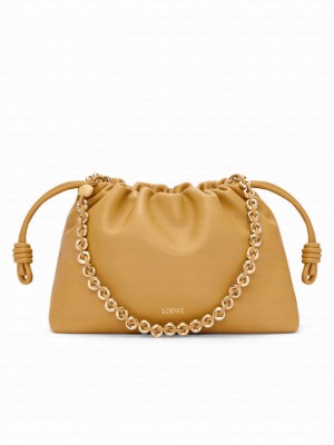Loewe Flamenco Purse Bag In Mellow Nappa Lambskin Apricot