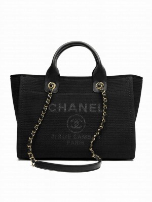 Chanel Small Tote AS3257 Black