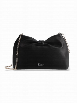 Christian Dior Mini Dior Bow Handbag Black