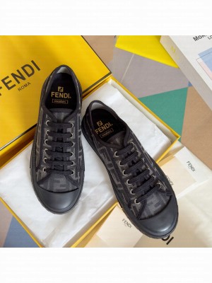 Fendi Domino FF fabric Unisex low-tops sneakers 07