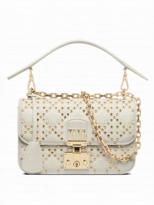Christian Dior Small Dior Addict Bag Cream
