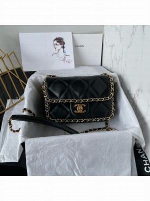 Chanel SMALL FLAP BAG AS5089 BLACK