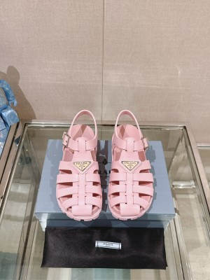 Prada Sporty fisherman cage sandals Pink