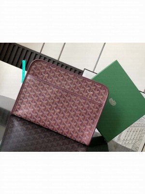 Goyard Jouvence GM Toiletry Bag Burgundy