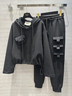 Fendi 2023ss Baguette set Black