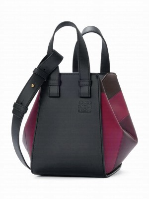 Loewe x Albers Leather Hammock Top-Handle Bag Mauve