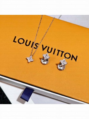 Louis Vuitton Necklace & Earring set LV050 2024 Collection