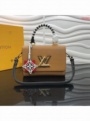 Louis vuitton original CRAFTY TWIST tote bag M56780 Caramel