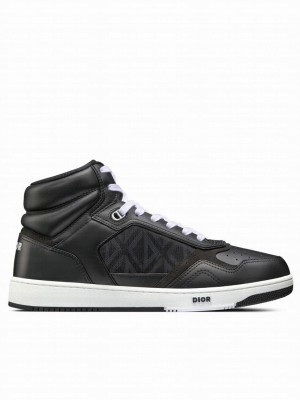 Christian Dior Unisex B27 High-Top Sneaker Black