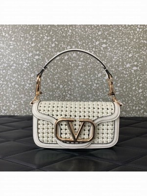 VALENTINO Super Mini chain bag 5041 white