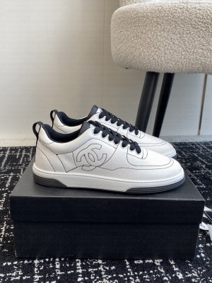 Chanel Cotton Sneaker G46076  White 2025