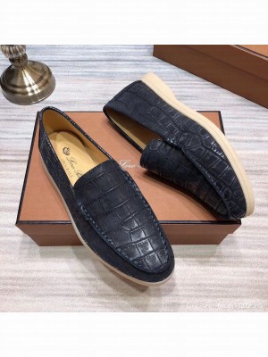 Loro Piana Summer Walk Suede Calf Skin