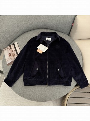 Miu Miu Corduroy Jacket Black