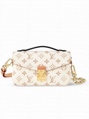 Louis Vuitton Pochette Metis East West M46914 Cream