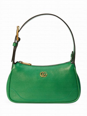Gucci Aphrodite Shoulder Bag With Double G 739076 Green