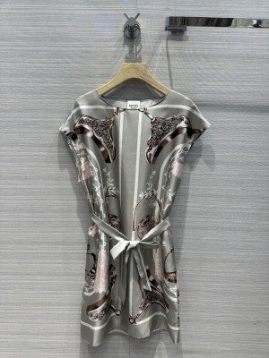 Hermes Twill silk dress 01