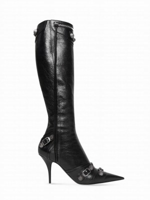Balenciaga Women's Cagole 90mm Boot Black