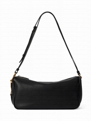 Gucci Half Horsebit Medium Shoulder Bag 860787 Black