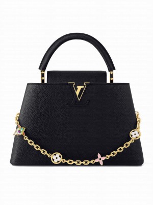 Louis Vuitton LV X TM Capucines MM Black