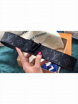 Louis Vuitton Width 4cm LV Initiales Belt So Black