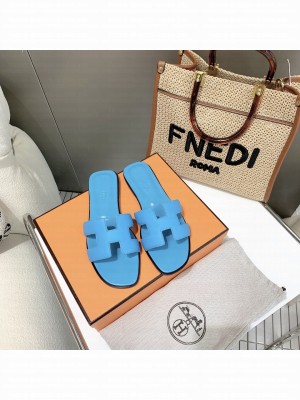 Hermes Oran Flat slippers in epsom leather 067 2021 Collection