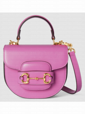 GUCCI HORSEBIT 1955 MINI TOP HANDLE BAG 781387 Pink
